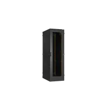 TLK TFA-246080-GMMM-BK 19 Напольный шкаф 24U Ш600хГ800мм, дверь стекло, черный