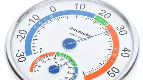 Analog Pilsiz Termometre Higrometre Nem Ölçer Kümes Ev  battery-free thermometer moisture meter