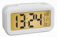 TFA 60.2018.02 - Digital alarm clock - Rectangle - White - Plastic - 0 - 50 °C - °C
