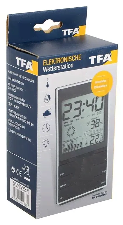 TFA Метеостанция TFA 35110201, черный метеостанции-0