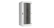 TFA-428080-GMMM-GY Напольный шкаф 19, 42U, стеклянная дверь, боковые цельнометаллические стенки и задняя дверь Ш800хВ2060хГ800мм, в разобранном виде, серый