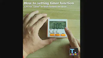 Tgadget How to Setting Timer Function Kitchen Magnetic Digital Kitchen Timer