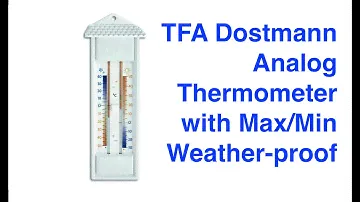 TFA Dostmann Analog Thermometer with Max/Min